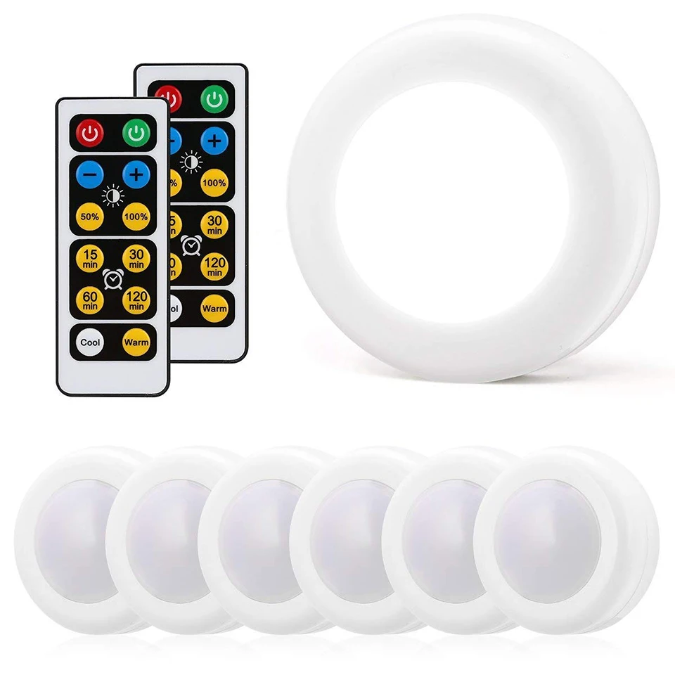 Led Night Light Wireless Dual Color Puck Light Remote Control Dimmable Touch Sensor LED Cabinet Lights for Closet Kitchen Stair
Led Night Light Wireless Dual Color Puck Light Remote Control Dimmable Touch Sensor LED Cabinet Lights for Closet Kitchen Stair