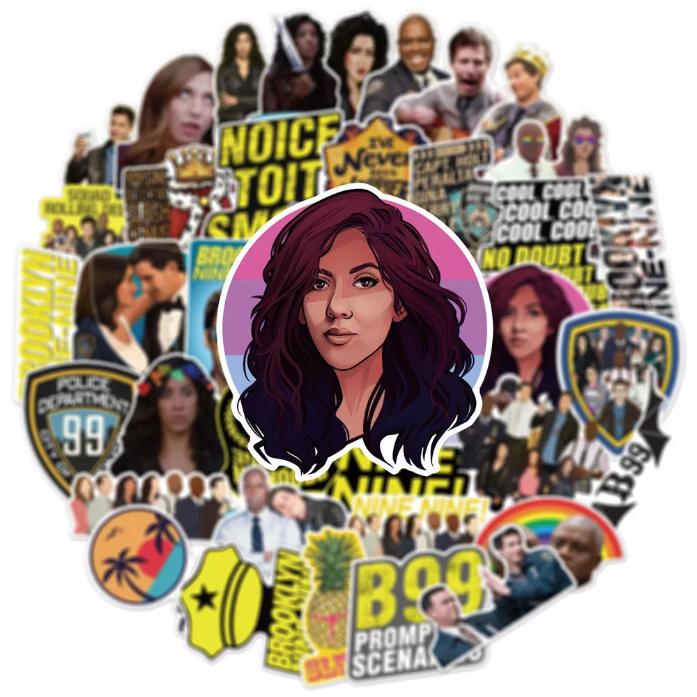 10/30/50 шт. забавные наклейки для ТВ-шоу Brooklyn Nine-Nine s DIY скейтборда холодильника