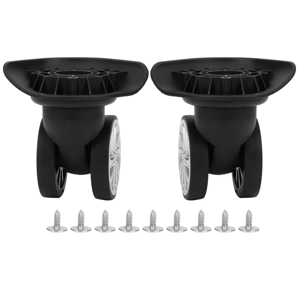 1 Pair Black Suitcase Mute Double Row Wheel Universal Luggage Replacement Outdoor Supplies
1 Pair Black Suitcase Mute Double Row Wheel Universal Luggage Replacement Outdoor Supplies