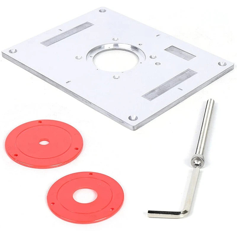 Precision Router Table Insert Plate With Router Insert Ring For Woodworking Aluminum Board Benches Flip Chipboard
Precision Router Table Insert Plate With Router Insert Ring For Woodworking Aluminum Board Benches Flip Chipboard