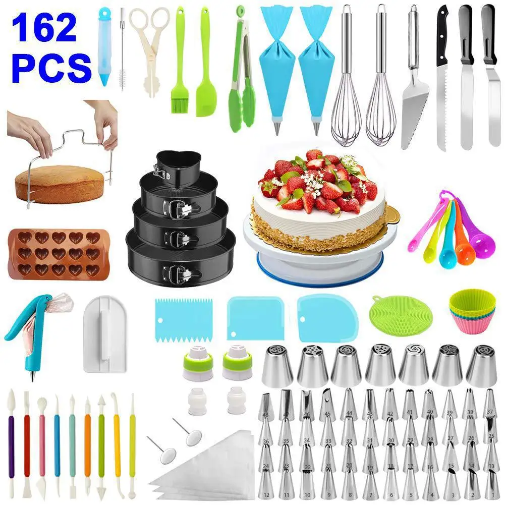 Baking Tool Set Cake Turntable Set Butter Cake Decorating Mouth Big Color Box Bakeware
Baking Tool Set Cake Turntable Set Butter Cake Decorating Mouth Big Color Box Bakeware