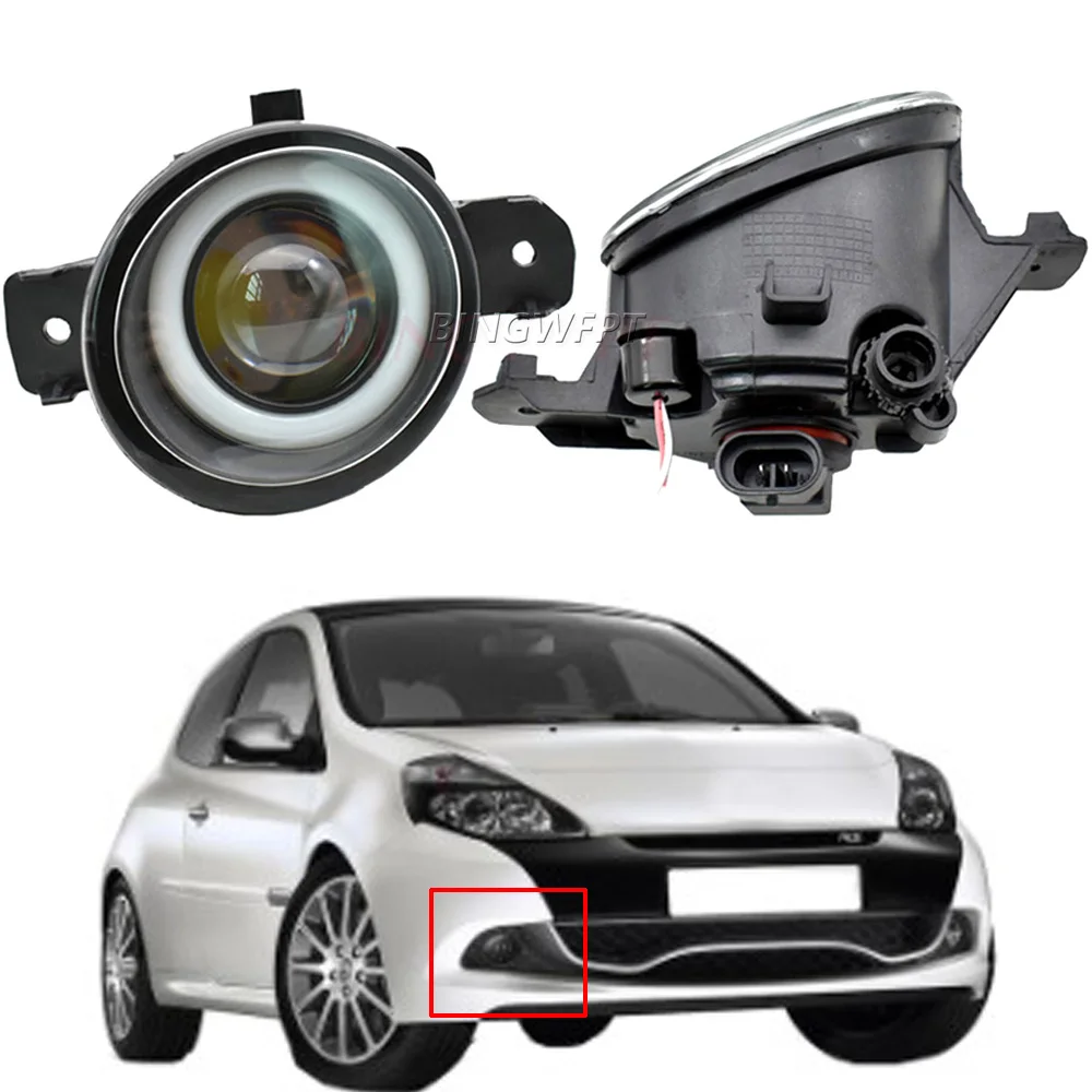 LED Angel Eye Fog Light Car Front Fog Lamp DRL Daytime Running Light For Renault Clio 3/III Hatchback Grandtour Estate 2005-2014
LED Angel Eye Fog Light Car Front Fog Lamp DRL Daytime Running Light For Renault Clio 3/III Hatchback Grandtour Estate 2005-2014