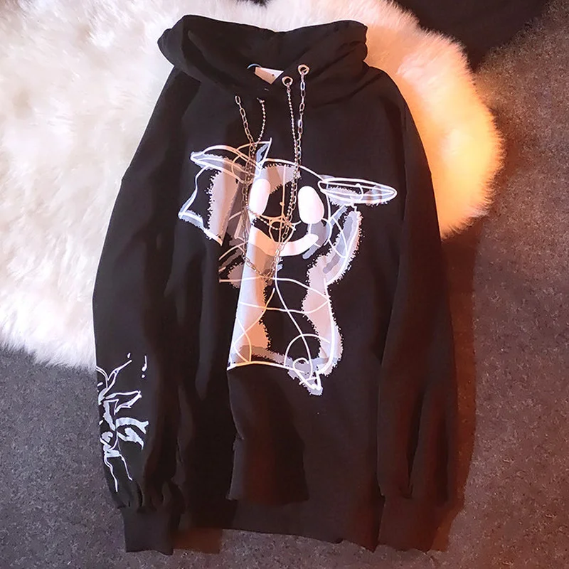 Vintage High Street Preppy Style Women Sweatshirts Harajuku Ulzzang Cartoon Print Hoodies Korean Streetwear Japanese Hoodie
Vintage High Street Preppy Style Women Sweatshirts Harajuku Ulzzang Cartoon Print Hoodies Korean Streetwear Japanese Hoodie