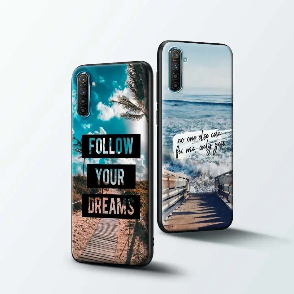 TPU Soft Case for Realme X50 5G X2 5 6 Pro 5i 6i XT C3 Narzo 10 10A Black Phone Cover Shell Travel Mountain Sea Beach Quotes
TPU Soft Case for Realme X50 5G X2 5 6 Pro 5i 6i XT C3 Narzo 10 10A Black Phone Cover Shell Travel Mountain Sea Beach Quotes