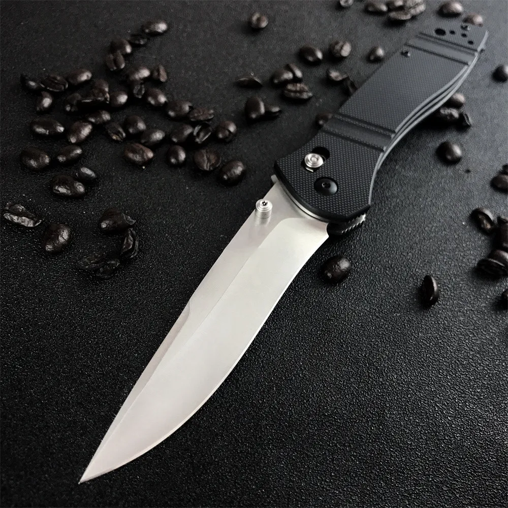 BM 710 GB-D2 Blade High Hardness Polished Surface Folding Knife Stainless Steel Handle Outdoor Camping Rescue Surival Knife Edc
BM 710 GB-D2 Blade High Hardness Polished Surface Folding Knife Stainless Steel Handle Outdoor Camping Rescue Surival Knife Edc