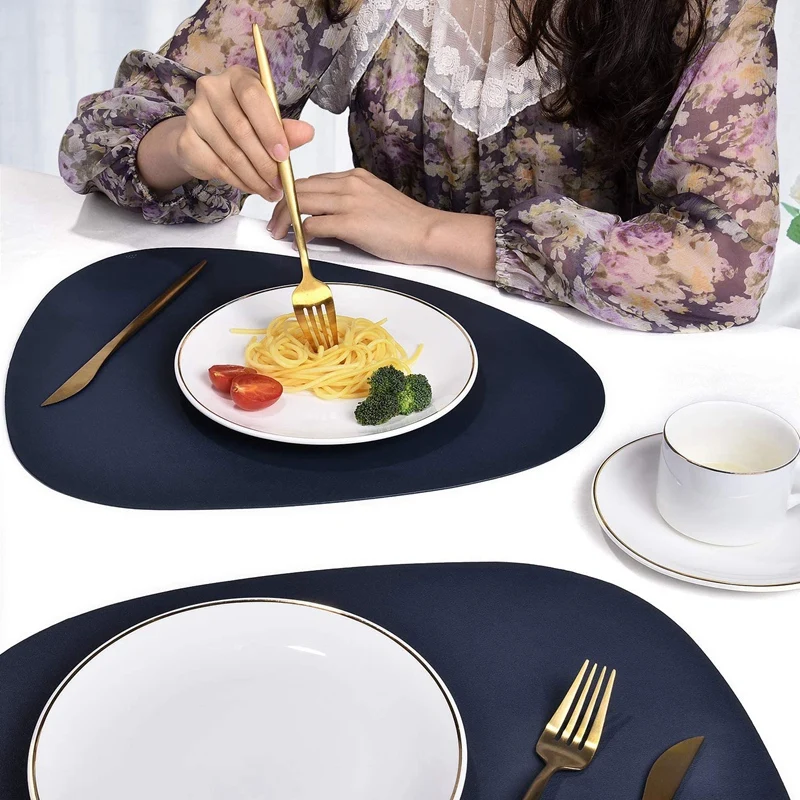 4 Creative Environmental Protection Leather Home Dining Mats with Thick Insulation and Waterproof Table Mats
4 Creative Environmental Protection Leather Home Dining Mats with Thick Insulation and Waterproof Table Mats