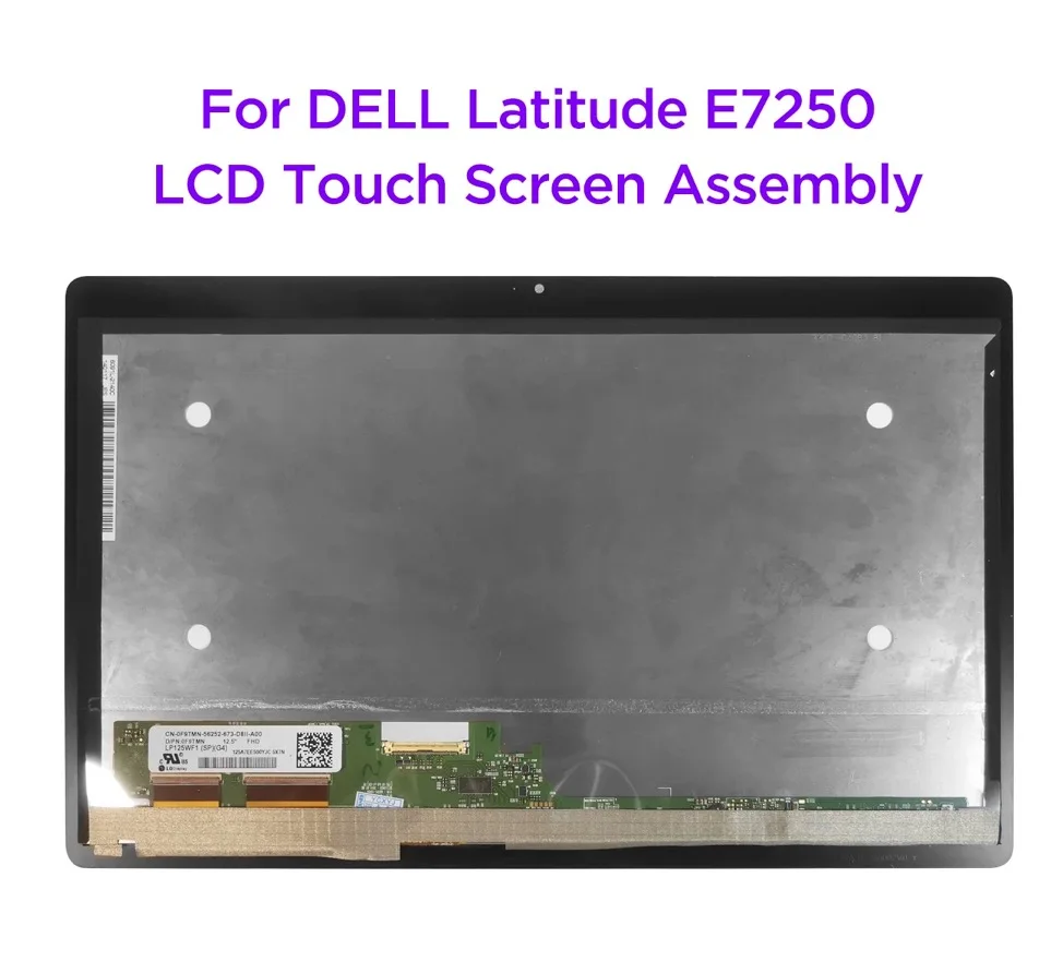 12.5" LCD Screen Touch Digitizer Assembly with Frame for DELL Latitude E7250 E7270 LP125WF1-SPG4 FHD1920x1080 Display Replacemet
12.5" LCD Screen Touch Digitizer Assembly with Frame for DELL Latitude E7250 E7270 LP125WF1-SPG4 FHD1920x1080 Display Replacemet