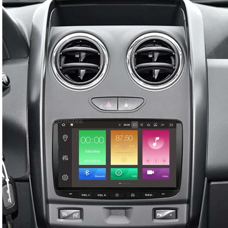 Автомобильный мультимедийный плеер DSP Android Стерео GPS радио для Dacia Sandero Duster Renault DOKKER