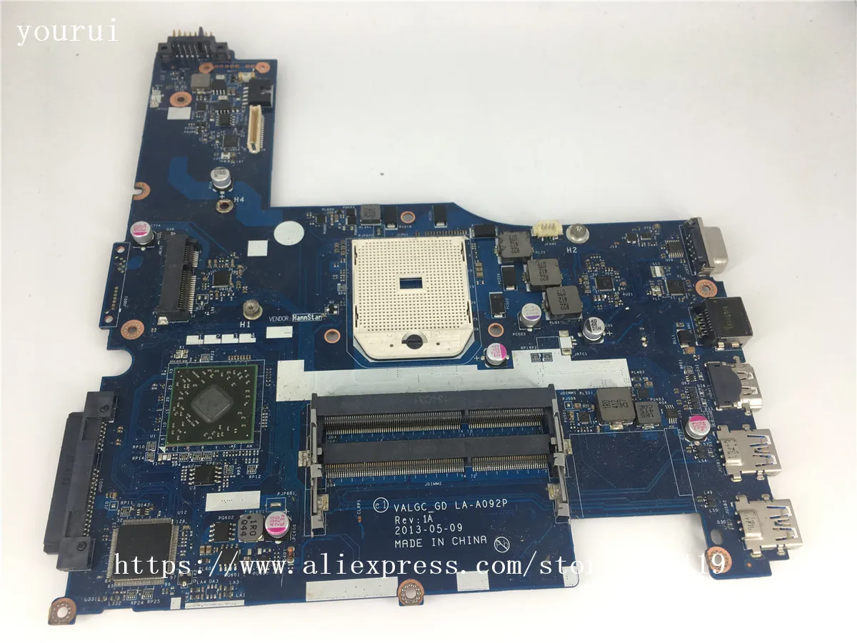 yourui For Lenovo G505S Laptopmotherboard VALGC-GD LA-A092P DDR3 Fully tested ok
yourui For Lenovo G505S Laptopmotherboard VALGC-GD LA-A092P DDR3 Fully tested ok