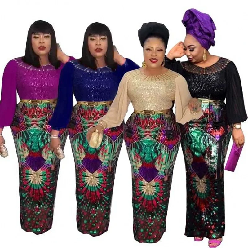 2022 Autumn Sequins Africa Clothing Muslim Long Maxi Dress High Quality Fashion Wedding Evening African Dresses For Women
2022 Autumn Sequins Africa Clothing Muslim Long Maxi Dress High Quality Fashion Wedding Evening African Dresses For Women