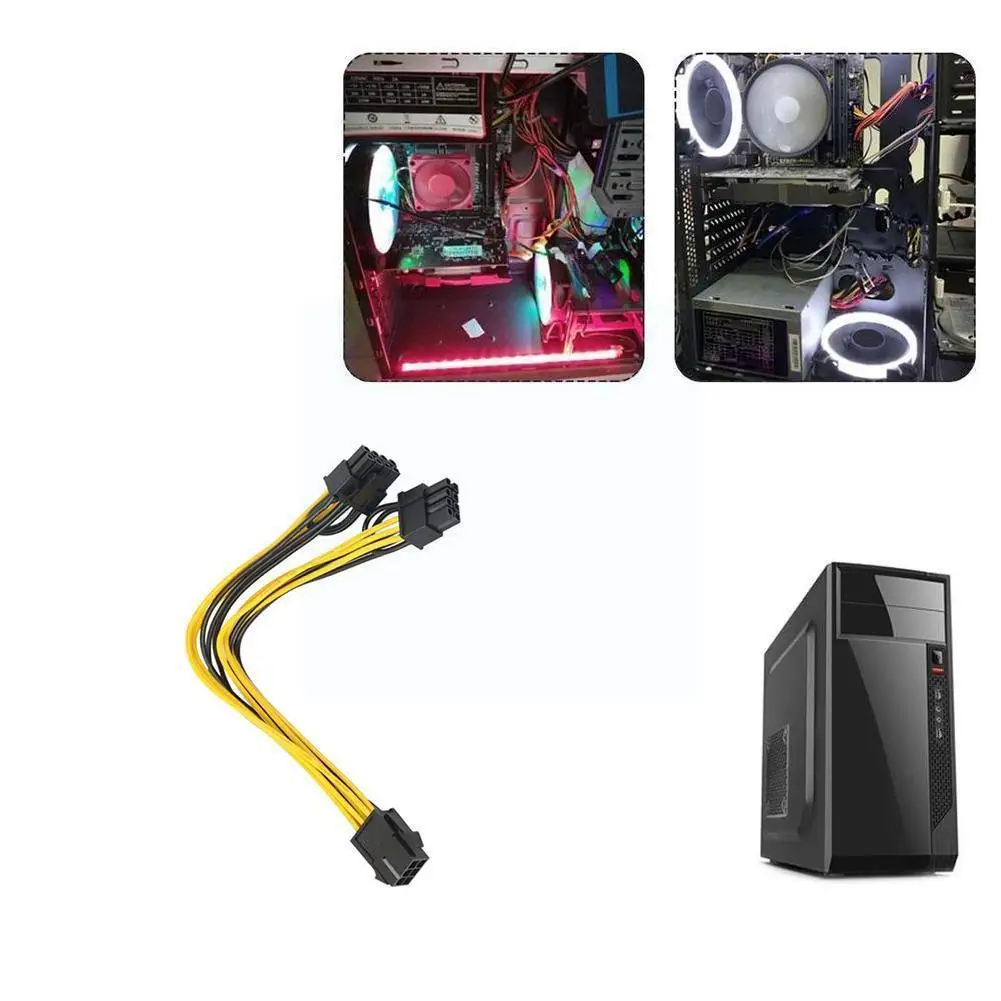 Pcie 8 Pin To Dual 8 (6 2) Pin Vga Graphic Video Card Adapter Supply Cable Power 20cm H5s6
Pcie 8 Pin To Dual 8 (6 2) Pin Vga Graphic Video Card Adapter Supply Cable Power 20cm H5s6
