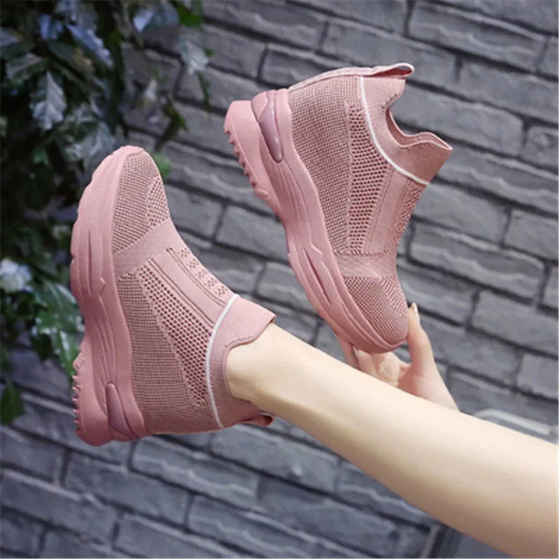 2020 New Woman Wedges Shoes Ankle Sock Boots Women High Heels Short Elastics Boots Autumn Shoes Platform Sneakers Black Pink
2020 New Woman Wedges Shoes Ankle Sock Boots Women High Heels Short Elastics Boots Autumn Shoes Platform Sneakers Black Pink