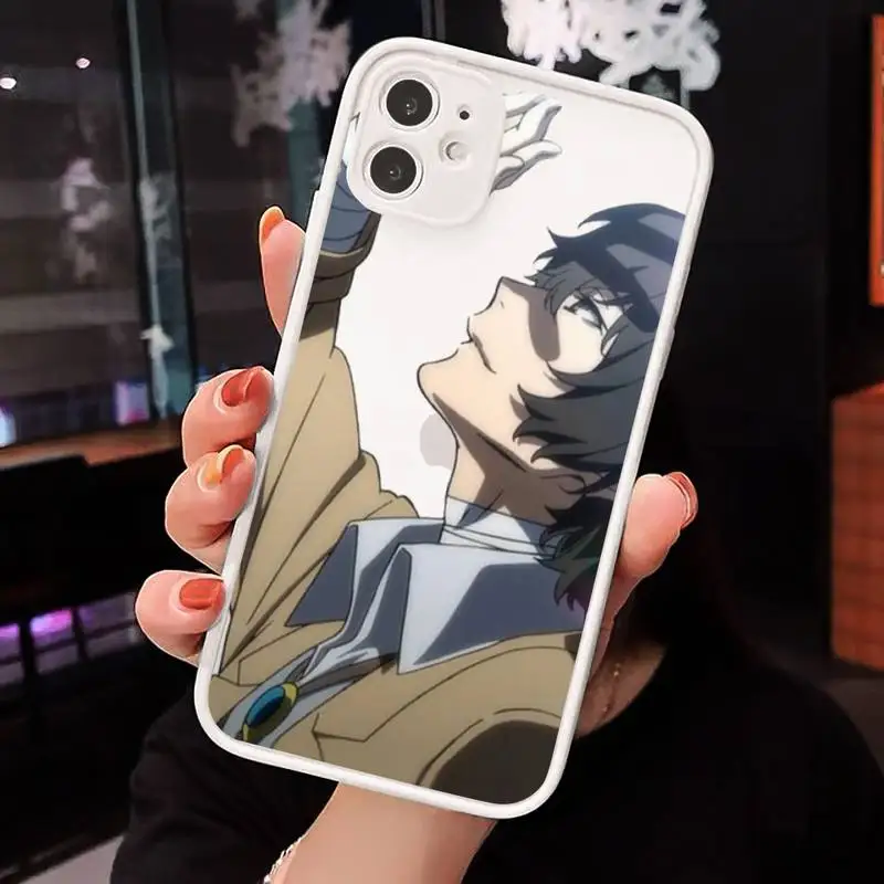 bungou stray dogs Dazai Osamu Phone Case Matte Transparent for iPhone 7 8 11 12 s mini pro X XS XR MAX Plus cover funda
bungou stray dogs Dazai Osamu Phone Case Matte Transparent for iPhone 7 8 11 12 s mini pro X XS XR MAX Plus cover funda