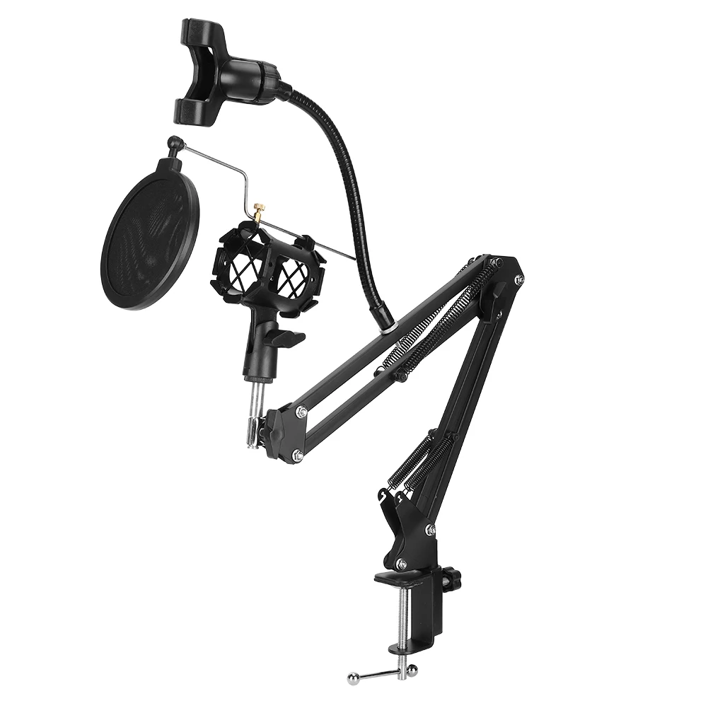 Professional Adjustable Microphone Stand Folding Recording Support Clip Accessory
Professional Adjustable Microphone Stand Folding Recording Support Clip Accessory