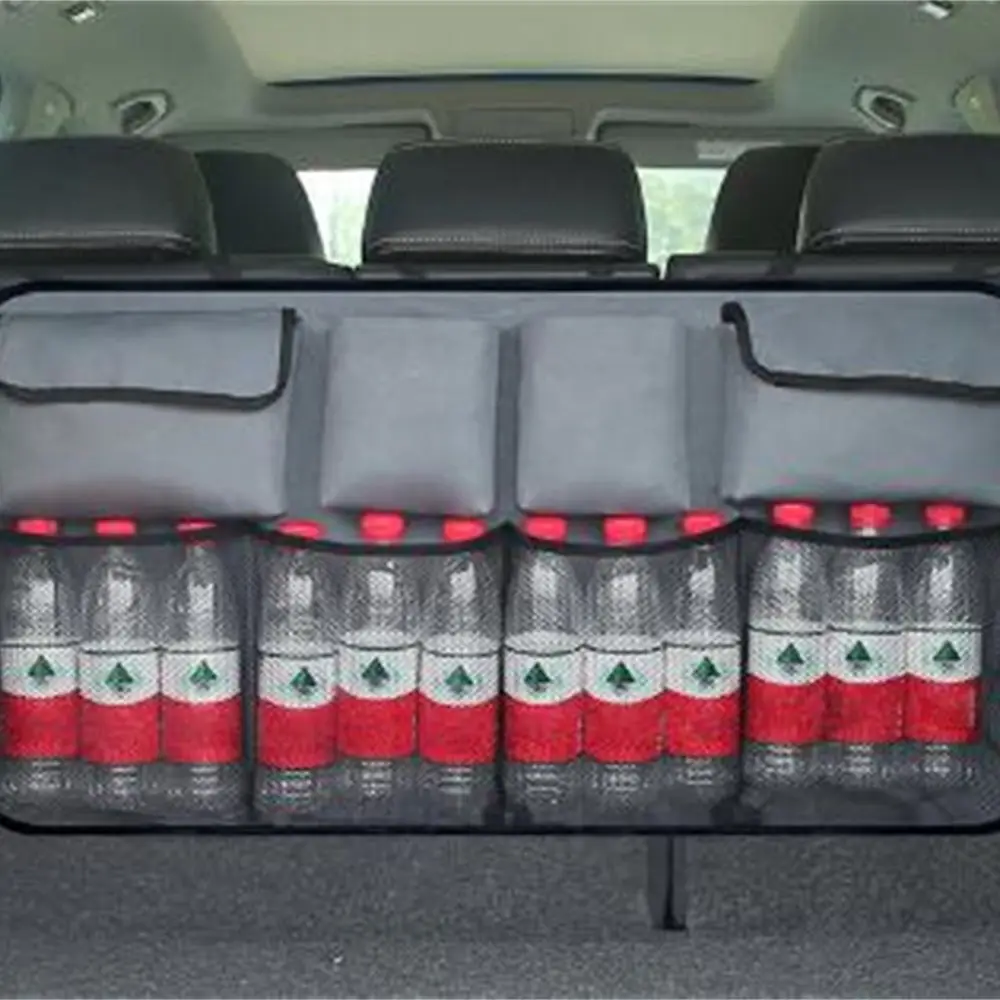 Car Trunk Back Seat Organizer Bag SUV Net Mesh Storage Stowing Tidying Folding Pockets Trash Automobile Bags In Cars Accessories
Car Trunk Back Seat Organizer Bag SUV Net Mesh Storage Stowing Tidying Folding Pockets Trash Automobile Bags In Cars Accessories