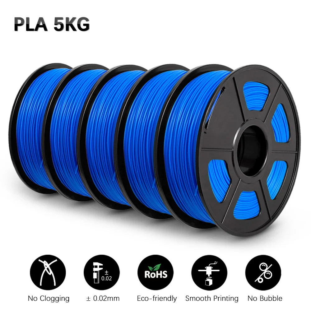 PLA 3D Filament Filament Printer 1.75MM 5 Rolls/Set Children Creative Model Material For All 3D Printer&3D Pen GOHIGH
PLA 3D Filament Filament Printer 1.75MM 5 Rolls/Set Children Creative Model Material For All 3D Printer&3D Pen GOHIGH