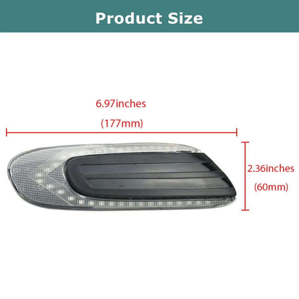 1Pair Dynamic LED Side Marker Turn Signal Repeater Light lamp Sequential Blinker fit For BMW MINI COOPER F55 F56 F57 2011-2020
1Pair Dynamic LED Side Marker Turn Signal Repeater Light lamp Sequential Blinker fit For BMW MINI COOPER F55 F56 F57 2011-2020