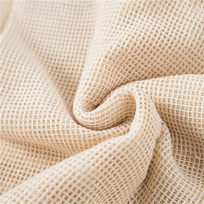 Drawstring Cotton Mesh Bag Kitchen Vegetable and Fruit Sundries Storage Bag Environmental Protection Large-capacity Shopping Bag
Drawstring Cotton Mesh Bag Kitchen Vegetable and Fruit Sundries Storage Bag Environmental Protection Large-capacity Shopping Bag