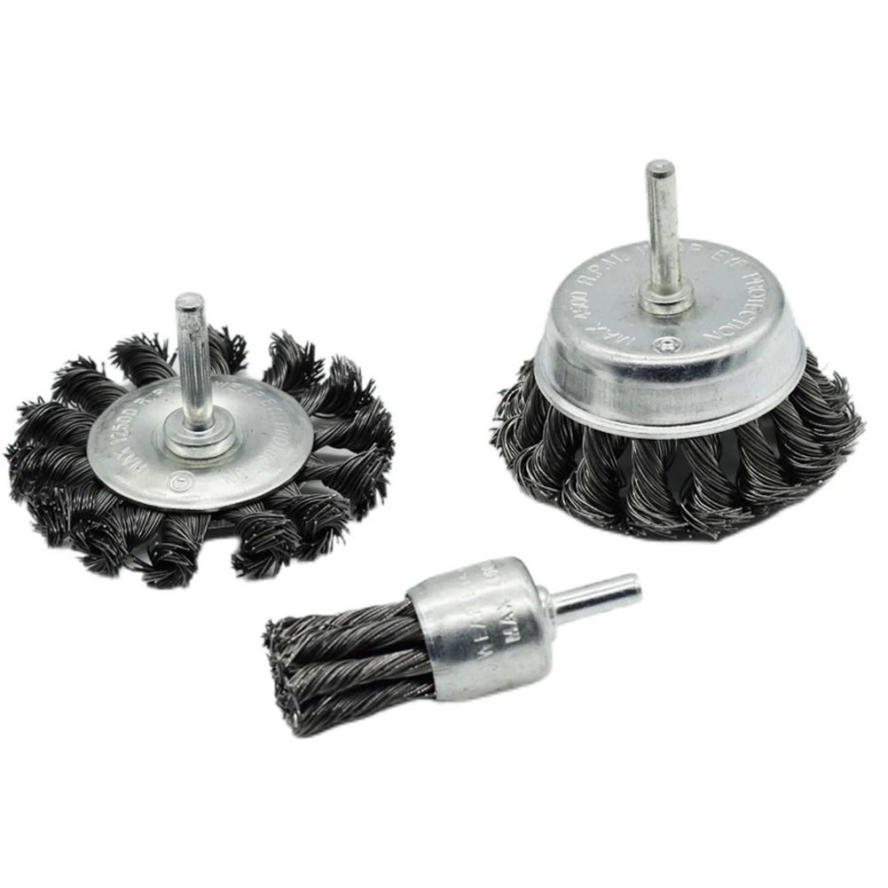Twist-Knot Cup Wire Brush Bit Wheel - For Drill - Paint/Rust Removal Rust Removal And Paint Removal
Twist-Knot Cup Wire Brush Bit Wheel - For Drill - Paint/Rust Removal Rust Removal And Paint Removal