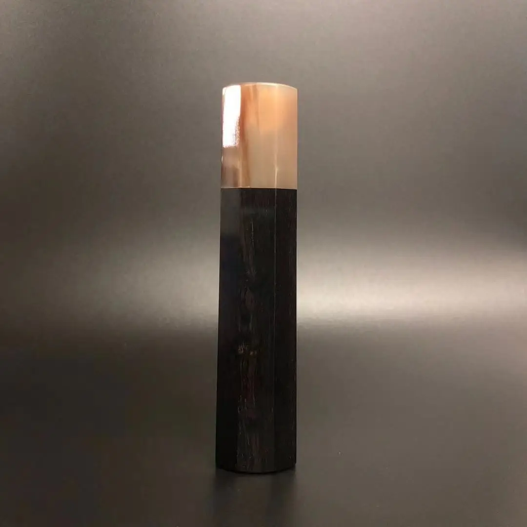 Japanese Octagonal Ebony Handle With White Buffalo Horn Bolster DIY Kitchen Chef Knife Gyuto Yanagiba
Japanese Octagonal Ebony Handle With White Buffalo Horn Bolster DIY Kitchen Chef Knife Gyuto Yanagiba