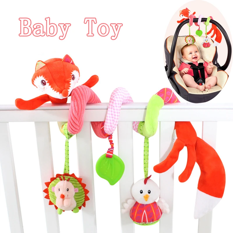 Fox Animal Baby Toy 0 1 Year Old Rattles Car Bed Hanging Winding Toddlers Toys for Infant Bells Girls Boy Sensory Plush Doll Kid
Fox Animal Baby Toy 0 1 Year Old Rattles Car Bed Hanging Winding Toddlers Toys for Infant Bells Girls Boy Sensory Plush Doll Kid