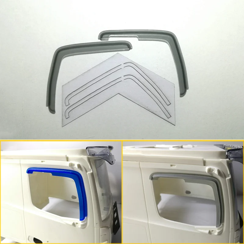 1 Pair Acrylic Weather Shield Decorate Upgrade for 1/14 Tamiya RC Truck Trailer Tipper Benz Arocs Actros 3363 56348 Car Parts
1 Pair Acrylic Weather Shield Decorate Upgrade for 1/14 Tamiya RC Truck Trailer Tipper Benz Arocs Actros 3363 56348 Car Parts