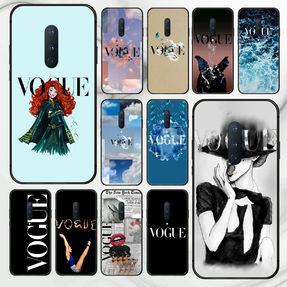 fashion trend magazine VOGUE Phone Case Cover Hull For 1+ Oneplus 5T 6 6T 7 7T 8 8T Pro black Cover Silicone Bumper 3D Shell 
fashion trend magazine VOGUE Phone Case Cover Hull For 1+ Oneplus 5T 6 6T 7 7T 8 8T Pro black Cover Silicone Bumper 3D Shell