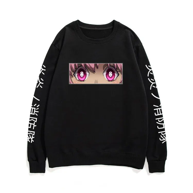 Cute Princess Huohua Eyes Print Women Sweatshirt Anime Fire Force Streetwear Manga Fire Brigade of Flames Clothing Men Pullover
Cute Princess Huohua Eyes Print Women Sweatshirt Anime Fire Force Streetwear Manga Fire Brigade of Flames Clothing Men Pullover