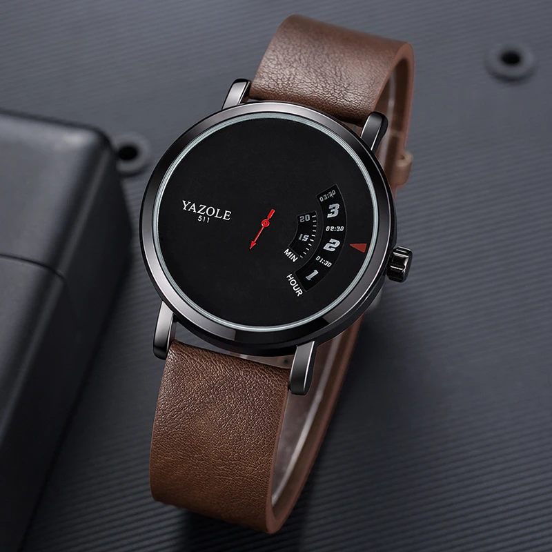 YAZOLE Men’s Quartz Wrist Watch Clock Leather Strap Sport Casual Waterproof Watches For Male Simple Wristwatch relogio masculino
YAZOLE Men’s Quartz Wrist Watch Clock Leather Strap Sport Casual Waterproof Watches For Male Simple Wristwatch relogio masculino