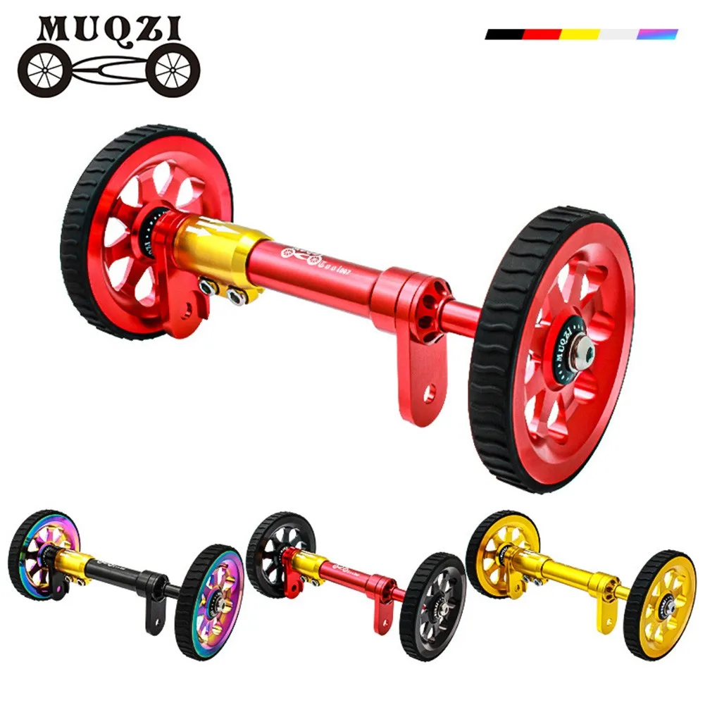 MUQZI Alloy Easy Wheel Easywheel With Extension Rod For Brompton Folding Bike Bicycle Easy Wheel Rear Racks Telescopic Rod
MUQZI Alloy Easy Wheel Easywheel With Extension Rod For Brompton Folding Bike Bicycle Easy Wheel Rear Racks Telescopic Rod