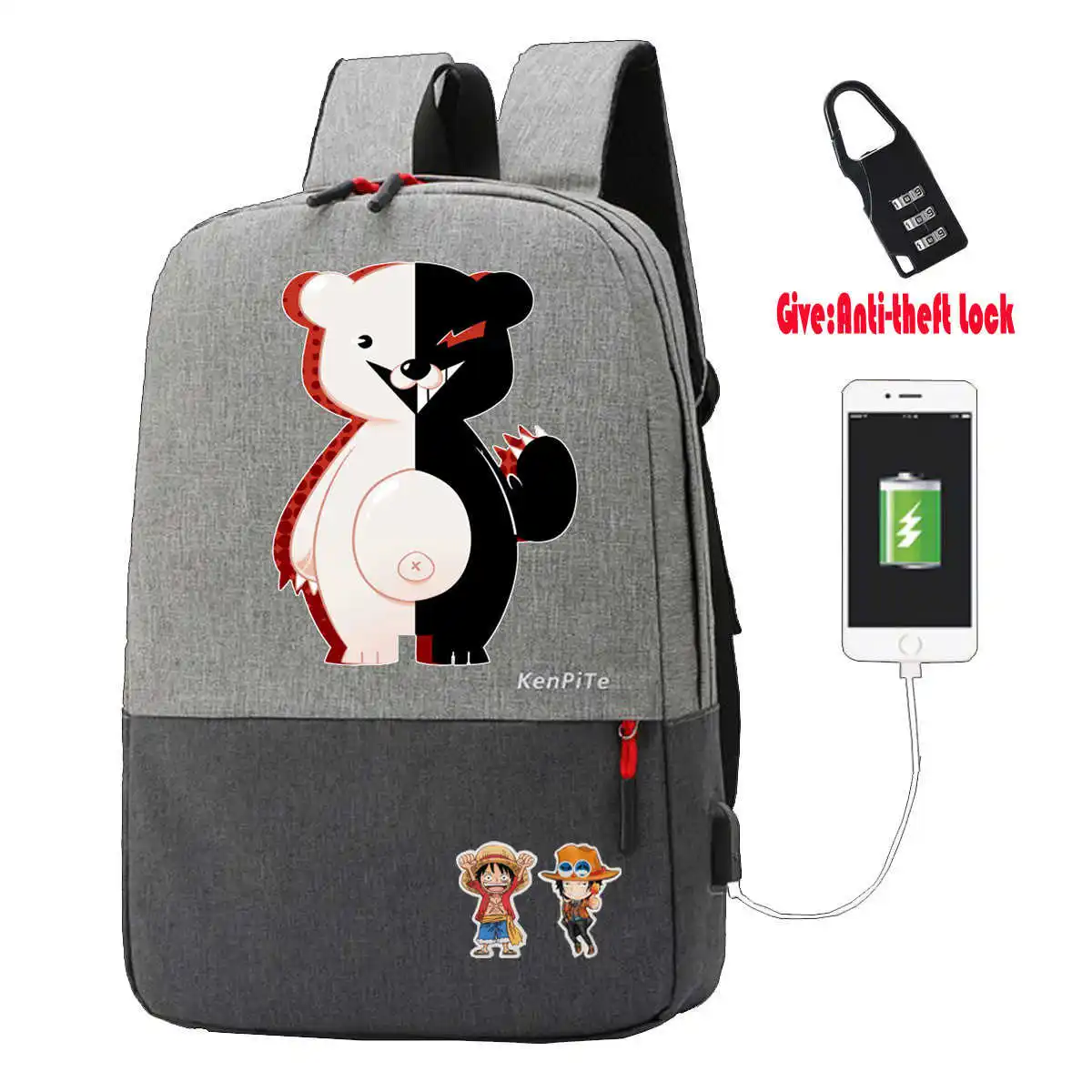 Japan anime Danganronpa Backpack UNISEX Travel bag teenagers Laptop bag school book Bags canvas Anti-theft USB Charging Knapsack
Japan anime Danganronpa Backpack UNISEX Travel bag teenagers Laptop bag school book Bags canvas Anti-theft USB Charging Knapsack