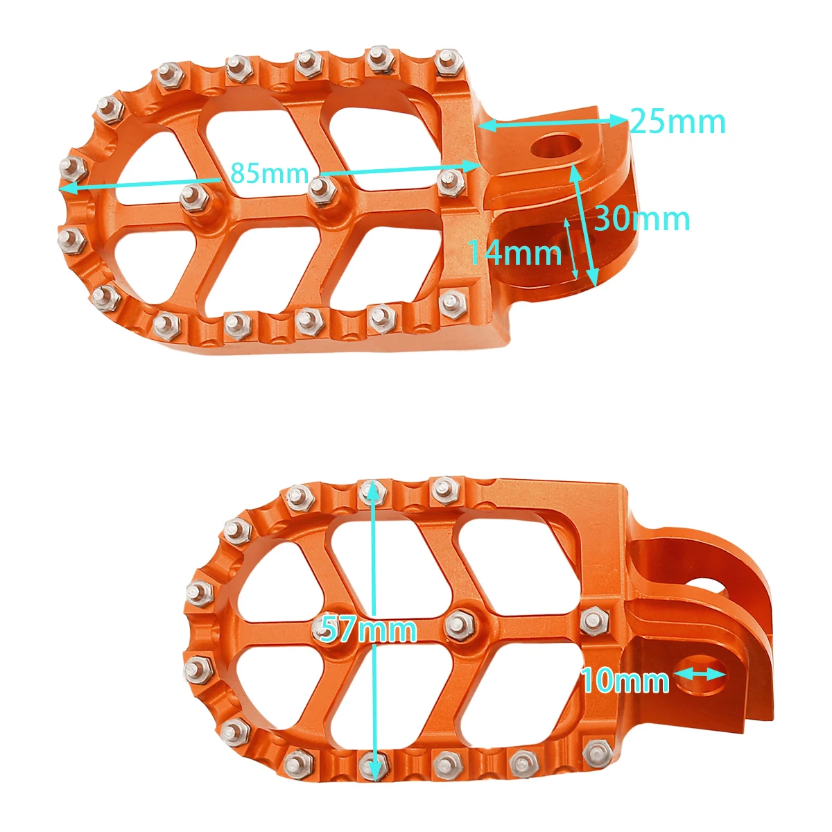 ЧПУ подножки педали для KTM SX SXS SXF XC XCW XCF EXC EXCF SMR 65 85 125 150 250 350 450 525 530 внедорожный