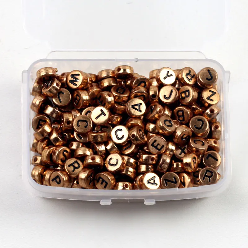 200pcs/Box Acrylic Beads Round 4x7mm Brown Letter Bead Loose Spacer Beads for Jewelry Making Handmade Diy Bracelet Necklace
200pcs/Box Acrylic Beads Round 4x7mm Brown Letter Bead Loose Spacer Beads for Jewelry Making Handmade Diy Bracelet Necklace