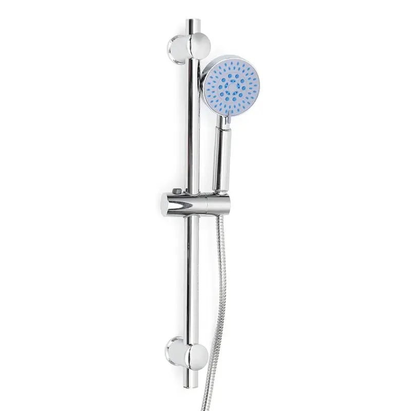 Xueqin Chrome Bathroom Shower Riser Rail Bracket Bar Wall Mounted Adjustable Shower Head Holder Bar Kit Set 5 Mode Function
Xueqin Chrome Bathroom Shower Riser Rail Bracket Bar Wall Mounted Adjustable Shower Head Holder Bar Kit Set 5 Mode Function
