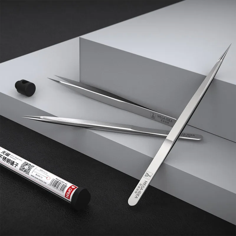 Jyrkior Ultra-sharp Non-Magnetic Dtainless Dteel Wear-Resistant Mobile Phone Fingerprint Fly line Maintenance Hard Tweezers
Jyrkior Ultra-sharp Non-Magnetic Dtainless Dteel Wear-Resistant Mobile Phone Fingerprint Fly line Maintenance Hard Tweezers