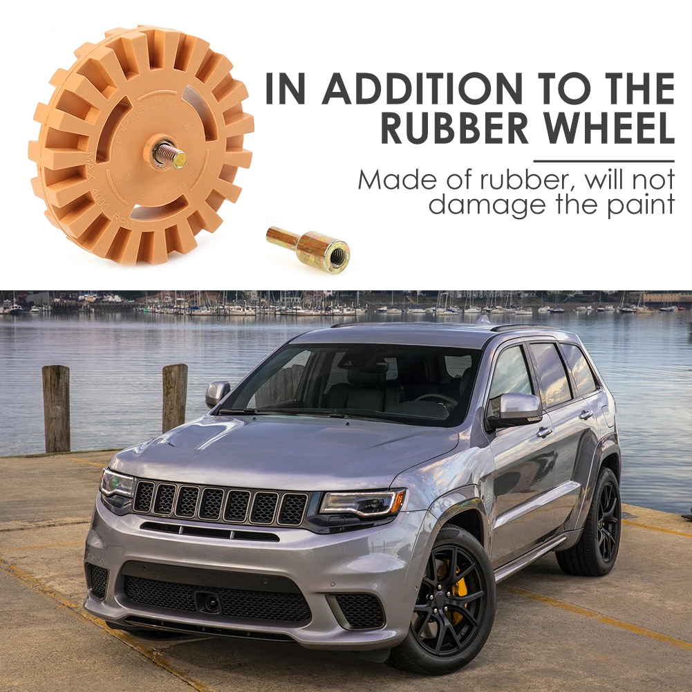 4 inch Rubber Eraser Wheel Car Adhesive Remover Vinyl Sticker Decal Graphics Removal Tool
4 inch Rubber Eraser Wheel Car Adhesive Remover Vinyl Sticker Decal Graphics Removal Tool