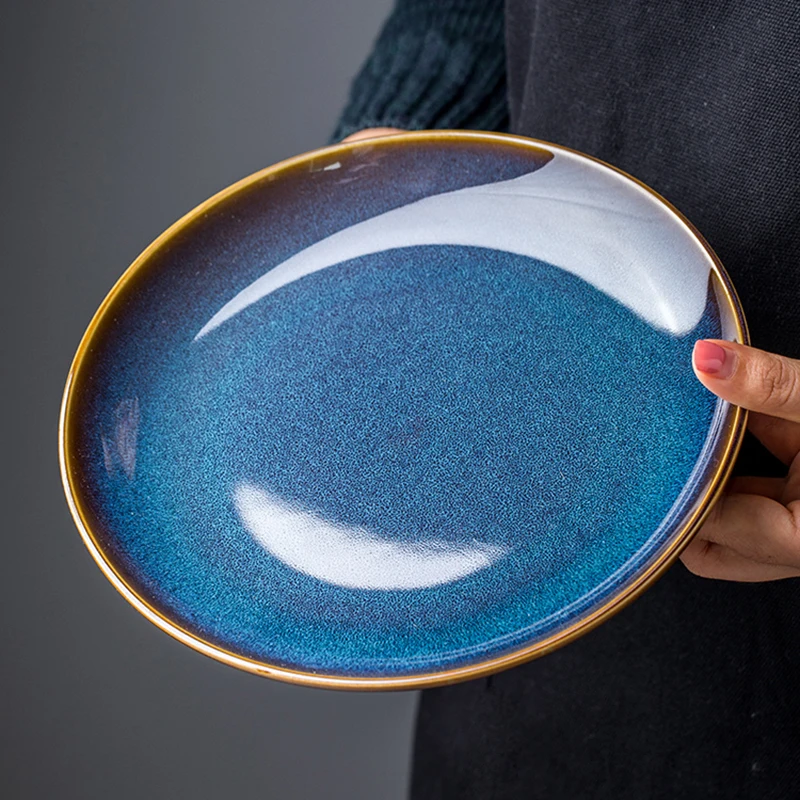1PC RELMHSYU Nordic Style Ceramic Simple Shallow Dishes Steak Pasta Dessert Dinner Plates Home Tableware
1PC RELMHSYU Nordic Style Ceramic Simple Shallow Dishes Steak Pasta Dessert Dinner Plates Home Tableware