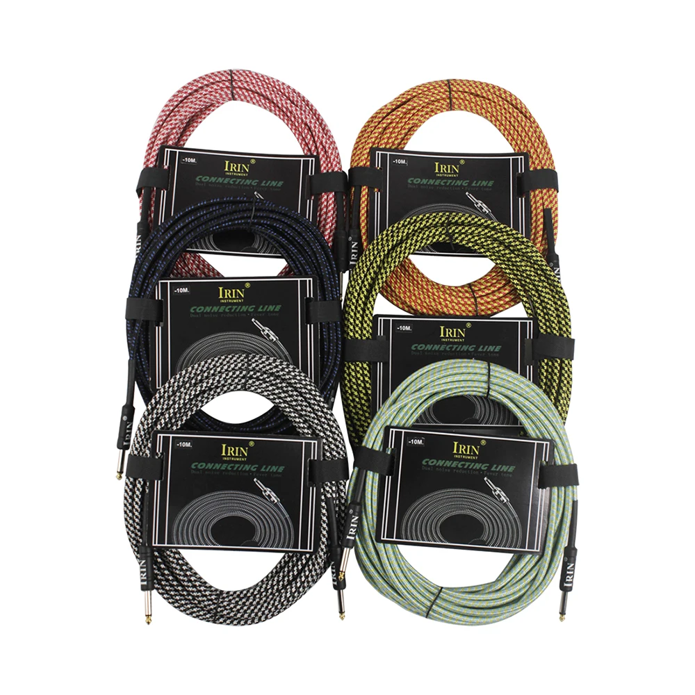 Guitar Lead Cable 6.5mm To 6.5mm Guitar Instrument Audio Cable For Electric Guitar Bass Keyboard Stereo Mixer Amplifier Speaker
Guitar Lead Cable 6.5mm To 6.5mm Guitar Instrument Audio Cable For Electric Guitar Bass Keyboard Stereo Mixer Amplifier Speaker