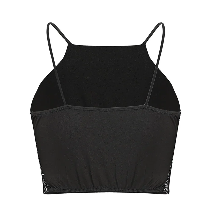 Off shoulder women sequins shiny crop tops Push-up Party clubwear Halter hot summer clothes sling vest style camisole shirt 2020
Off shoulder women sequins shiny crop tops Push-up Party clubwear Halter hot summer clothes sling vest style camisole shirt 2020