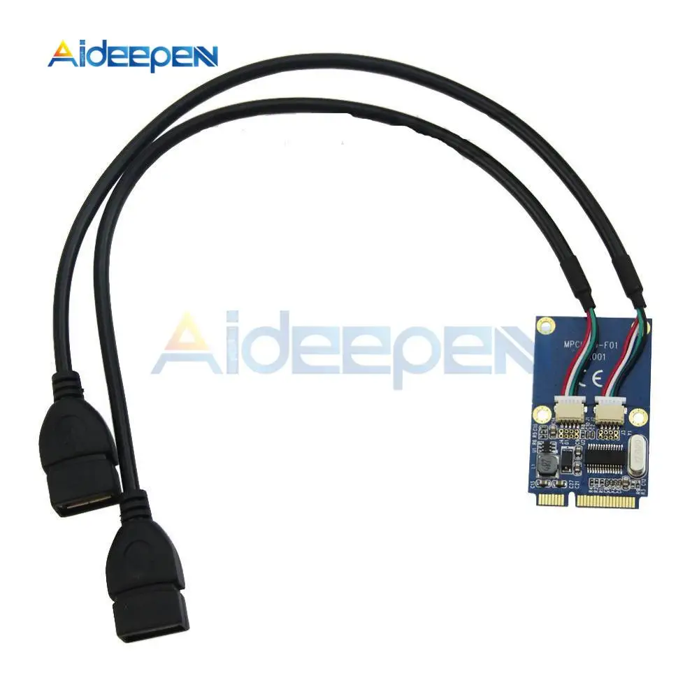 USB 2,0 2 порта PCI-E экспресс-карта с разъемом питания Mini PCI-E PCI Express на двойной USB-адаптер USB конвертер
USB 2,0 2 порта PCI-E экспресс-карта с разъемом питания Mini PCI-E PCI Express на двойной USB-адаптер USB конвертер