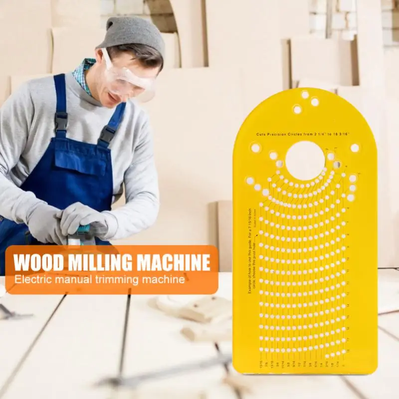 Circle Cutting Jig Guide for Electric Trimmer Wood Router Milling Machine Cutting Circles from 2-1/4 to 18-3/16 inches
Circle Cutting Jig Guide for Electric Trimmer Wood Router Milling Machine Cutting Circles from 2-1/4 to 18-3/16 inches