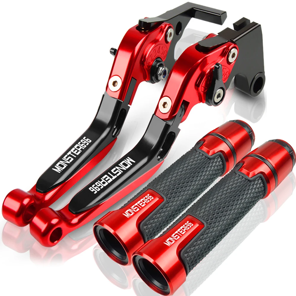 FOR DUCATI 696 MONSTER 2009 2010 2011 2012 2013 2014 Vibration Damper Hand Bar Ends Grips Brake Clutch Levers Folding Motorcycle
FOR DUCATI 696 MONSTER 2009 2010 2011 2012 2013 2014 Vibration Damper Hand Bar Ends Grips Brake Clutch Levers Folding Motorcycle