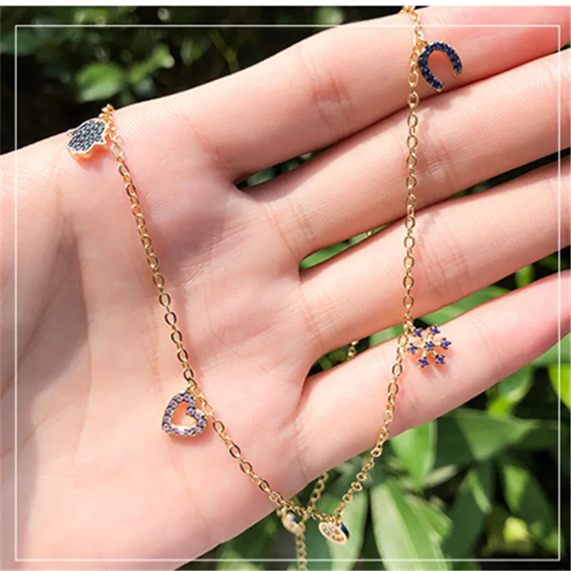 Модные ювелирные изделия, ожерелье, богемный стиль, Запад, Красочные Подвески разной формы, ожерелье, чокер с кулоном cz, Женское Ожерелье
Модные ювелирные изделия, ожерелье, богемный стиль, Запад, Красочные Подвески разной формы, ожерелье, чокер с кулоном cz, Женское Ожерелье