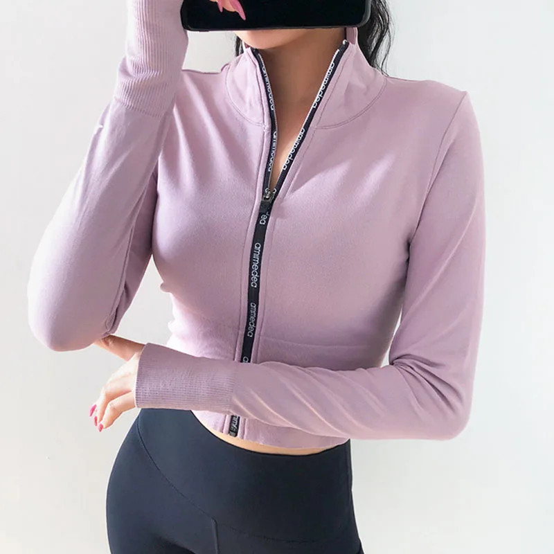 Women's Long Sleeves Crop top Sports Jersey Slim Fit shirt Fitness Yoga Top Winter Workout Jacket Female Gym Shirts
Women's Long Sleeves Crop top Sports Jersey Slim Fit shirt Fitness Yoga Top Winter Workout Jacket Female Gym Shirts