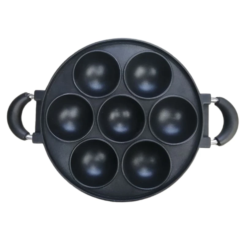 Pancake Maker Eggs Ring Molds Non-stick Cooking Tools Round 7 holes Cheese Eggs Cooker Pans Flip Eggs Molds Baking Tools
Pancake Maker Eggs Ring Molds Non-stick Cooking Tools Round 7 holes Cheese Eggs Cooker Pans Flip Eggs Molds Baking Tools