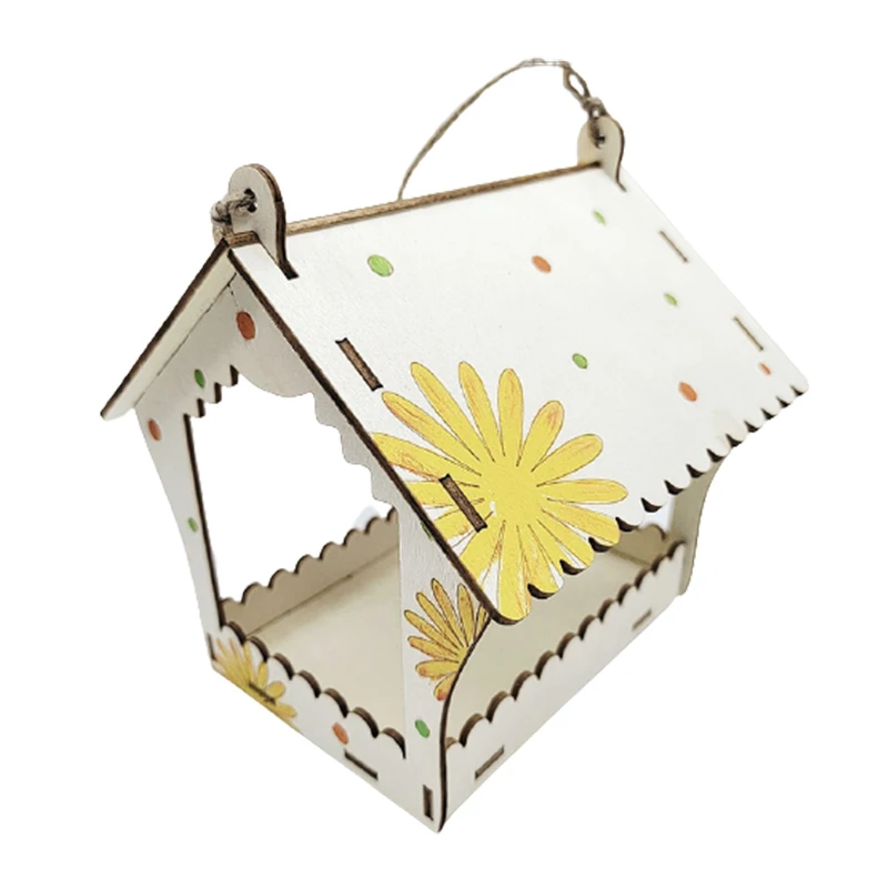 Bird Feeder DIY Handmade Wooden Painted Window Bird Feeder Tray Bird House Pet Feeder Pendant Installation House Type Feeder
Bird Feeder DIY Handmade Wooden Painted Window Bird Feeder Tray Bird House Pet Feeder Pendant Installation House Type Feeder