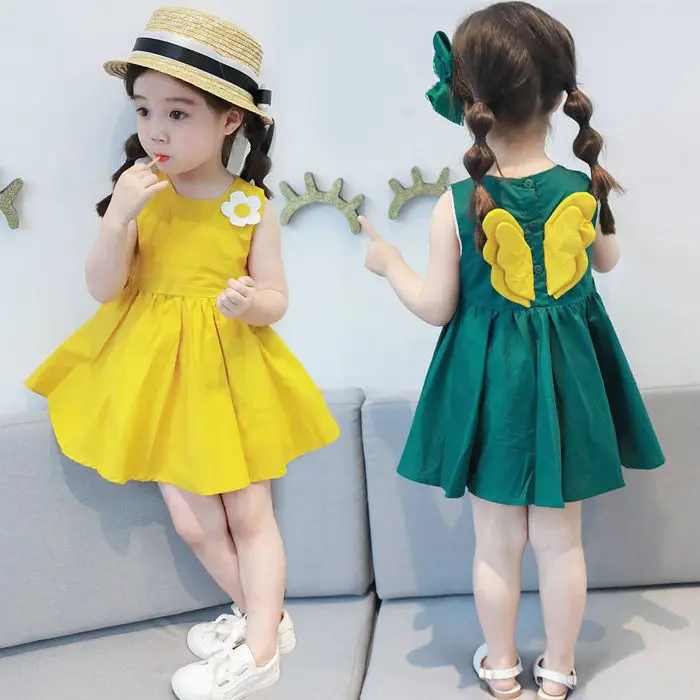 Girls Dress Summer 2021 New Children's Vest Princess Dresses Baby Girls Sleeveless Dress Party And Wedding
Girls Dress Summer 2021 New Children's Vest Princess Dresses Baby Girls Sleeveless Dress Party And Wedding