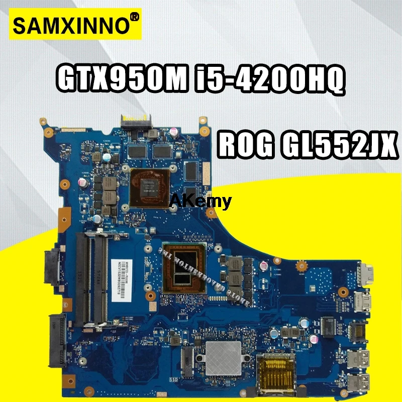 GL552JX материнская плата для For Asus GL552J GL552 GL552JK ZX50J ноутбука GTX950M i5-4200HQ 2 Гб | Компьютеры