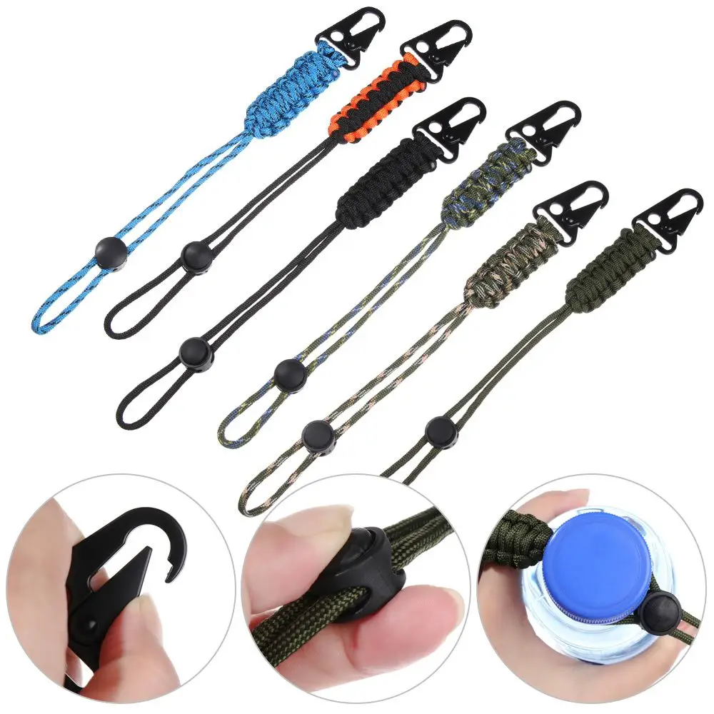 New EDC Tool Military Paracord Cord Outdoor Carabiner Camping Survival Kit Keyring Rope Keychain Key Chain Ring
New EDC Tool Military Paracord Cord Outdoor Carabiner Camping Survival Kit Keyring Rope Keychain Key Chain Ring