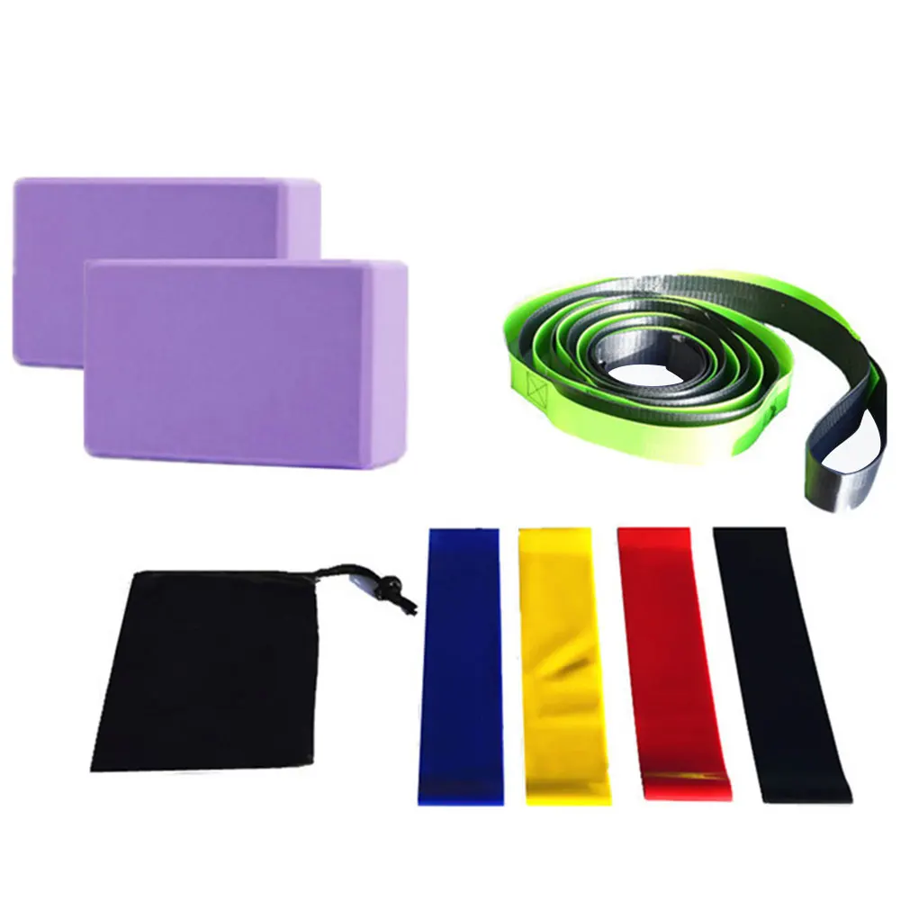 EVA Yoga Brick Eight Piece Set 12-Hole Yoga Stretch Belt 4 Resistance bands Circles Black Storage Bag Yoga Training Home Fitness
EVA Yoga Brick Eight Piece Set 12-Hole Yoga Stretch Belt 4 Resistance bands Circles Black Storage Bag Yoga Training Home Fitness